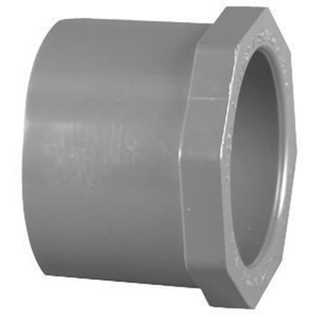 Homecare Products Schedule 80 1.5 in. Spigot x 0.75 in. dia. Slip PVC Reducing Bushing HO1492942